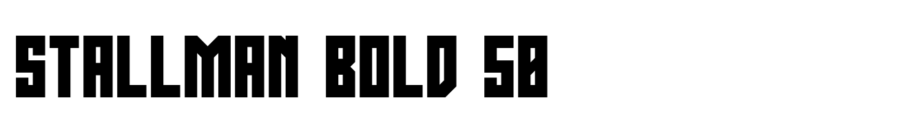Stallman Bold 50